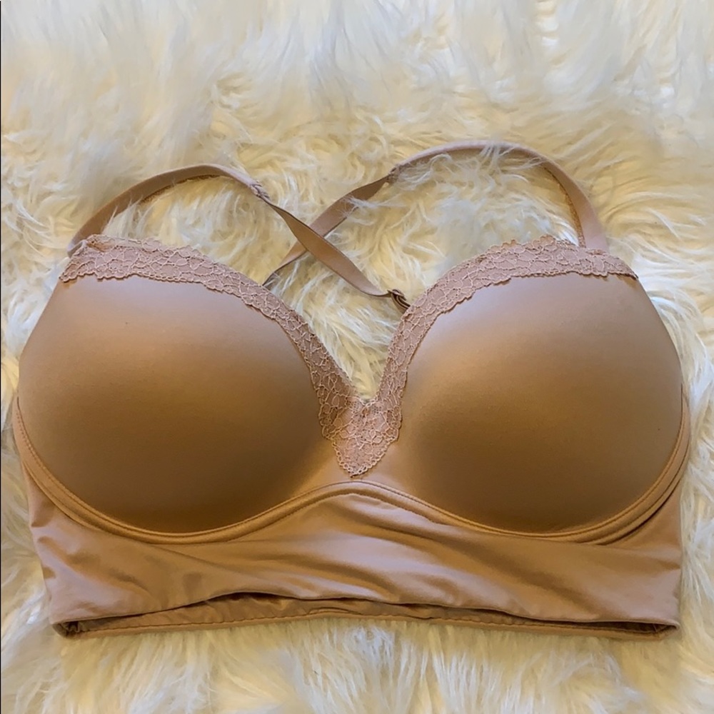 Body By Victoria wireless push-up bralette magic bra like new 36D